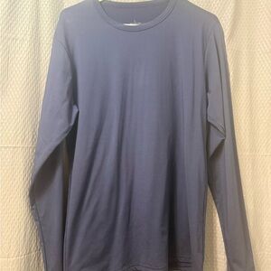 Classic Navy Long Sleeve Tee for Men